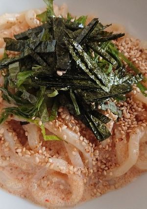 タラコうどん-レシピのメイン写真