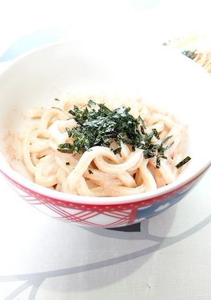 【5分でできる】簡単たらこうどん-レシピのメイン写真