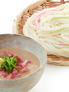 トマト胡麻だれつけ麺-レシピのメイン写真