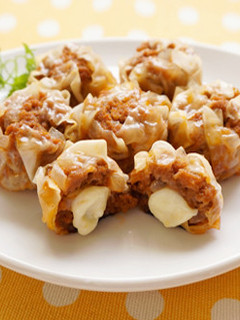 ★焼売好き必見★チーズインハンバーグ焼売-レシピのメイン写真