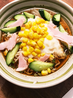 サッポロ一番ひんやりとろろラーメン-レシピのメイン写真
