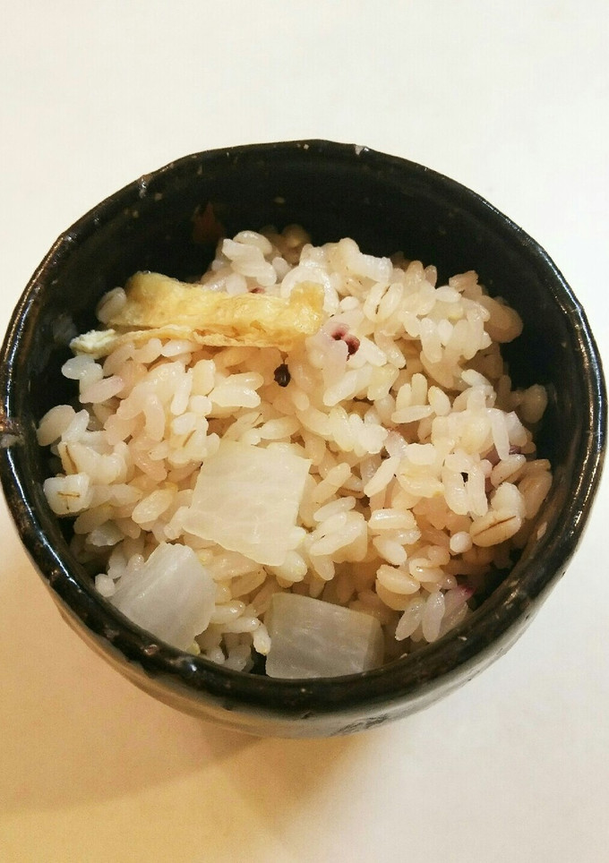 大根 油揚げ 白だし 炊き込みご飯-レシピのメイン写真
