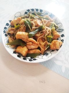簡単!鶏むね肉ともやしピーマン炒め-レシピのメイン写真