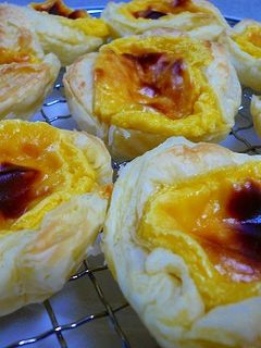 冷凍パイで簡単ウマ~!のエッグタルト-レシピのメイン写真