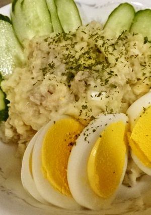【備忘録】肉そぼろのマッシュポテトサラダ-レシピのメイン写真