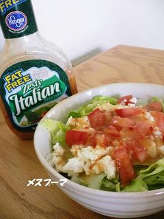 洋風?和風?な豆腐サラダ。-レシピのメイン写真