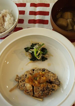 保育園給食★豚と根菜のハンバーグ-レシピのメイン写真