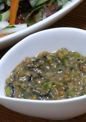 ご飯にも合う 納豆ドレッシング-レシピのメイン写真