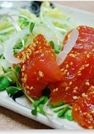 マグロの韓国たれ漬け-レシピのメイン写真