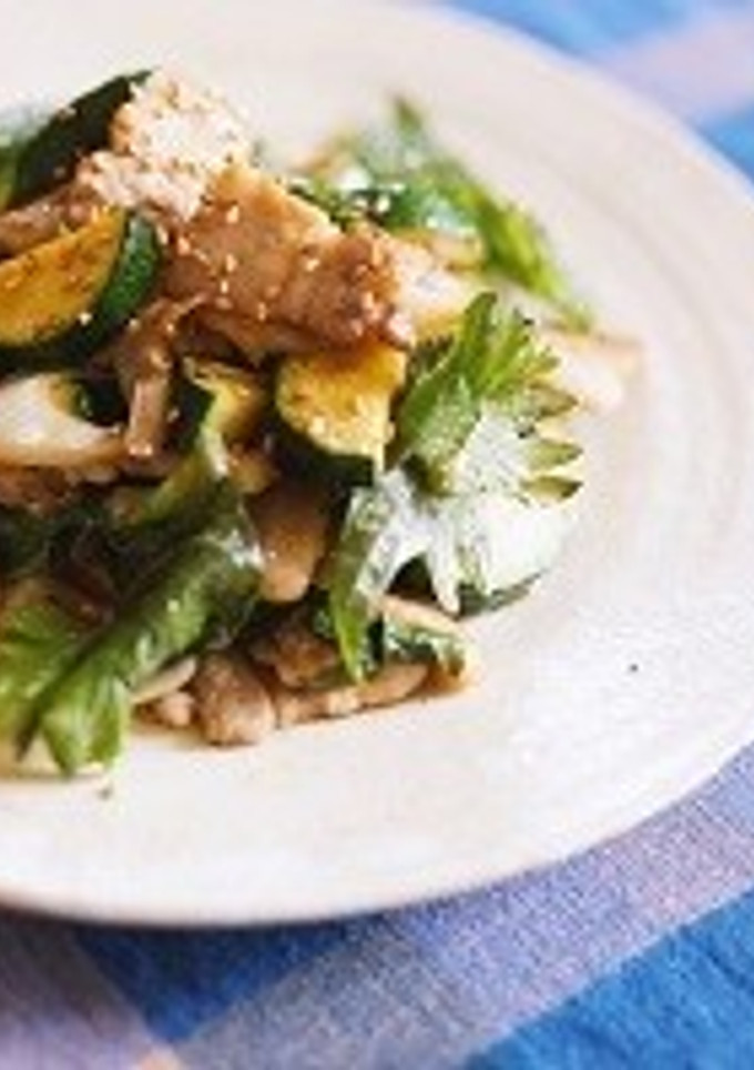 豚肉としその炒め物-レシピのメイン写真