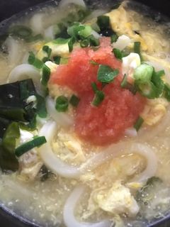 明太あんかけうどん-レシピのメイン写真