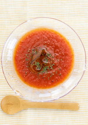 トマト丸ごと冷製スープ-レシピのメイン写真