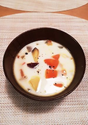 さつまいもの豆乳チャウダー-レシピのメイン写真