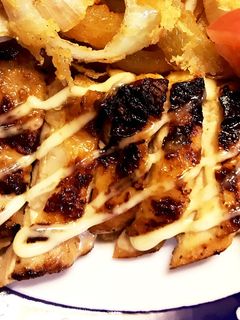 鶏モモ肉の味噌漬け焼きマヨネーズ-レシピのメイン写真