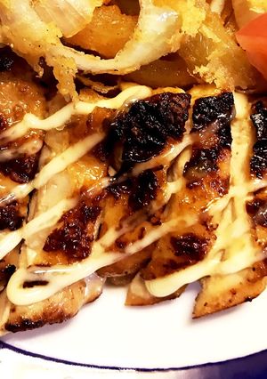 鶏モモ肉の味噌漬け焼きマヨネーズ-レシピのメイン写真