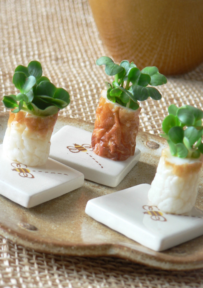 ♪ちくわ君とかいわれちゃんの植木鉢♪-レシピのメイン写真