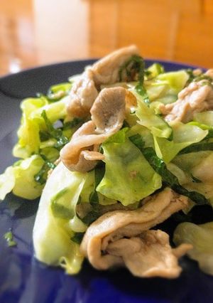 旨塩豚キャベツ☆大葉in-レシピのメイン写真