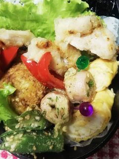 魚肉ソーセージ星形磯辺揚げ♡-レシピのメイン写真