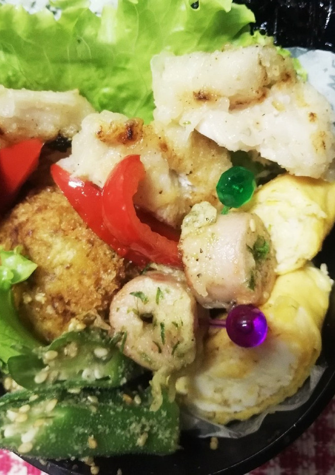 魚肉ソーセージ星形磯辺揚げ♡-レシピのメイン写真
