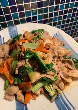 簡単 やわらか豚肉カレー炒め-レシピのメイン写真