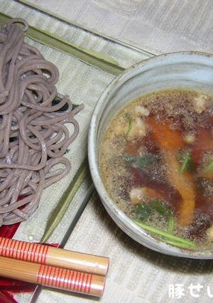 豚せいろ蕎麦-レシピのメイン写真