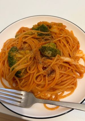 トマトチーズパスタ-レシピのメイン写真