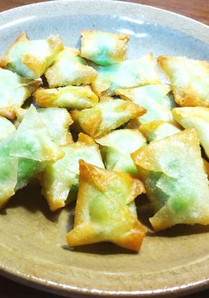 美味しいおつまみホクホク空豆の一口春巻き-レシピのメイン写真