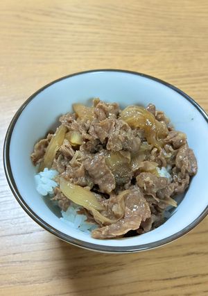 牛丼-レシピのメイン写真