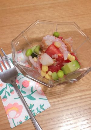 レモンでさっぱり!!甘エビのマリネ-レシピのメイン写真