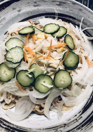 サッポロ一番冷やしラーメン新玉ねぎ×ツナ-レシピのメイン写真