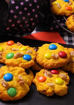 カラフル☆かぼちゃのチョコチップクッキー by dグルメ 【クックパッド