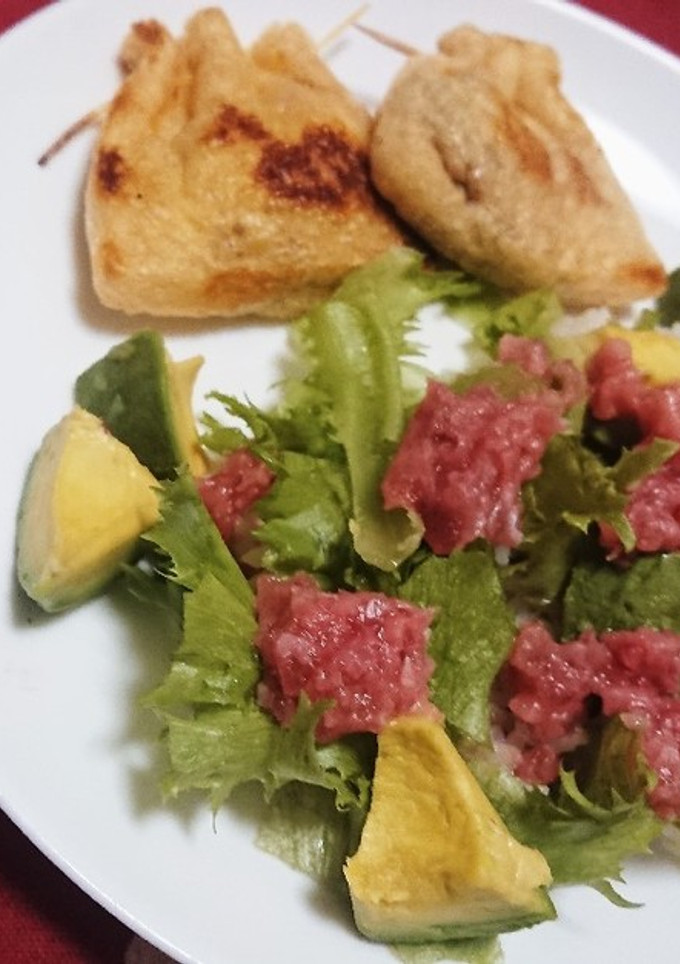納豆いり油揚げ焼き-レシピのメイン写真