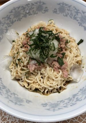 サッポロ一番しょうゆ味♡ツナ.大根おろし-レシピのメイン写真