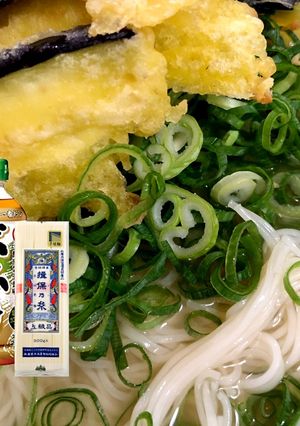 簡単茄子天でぶっかけお素麺☆-レシピのメイン写真