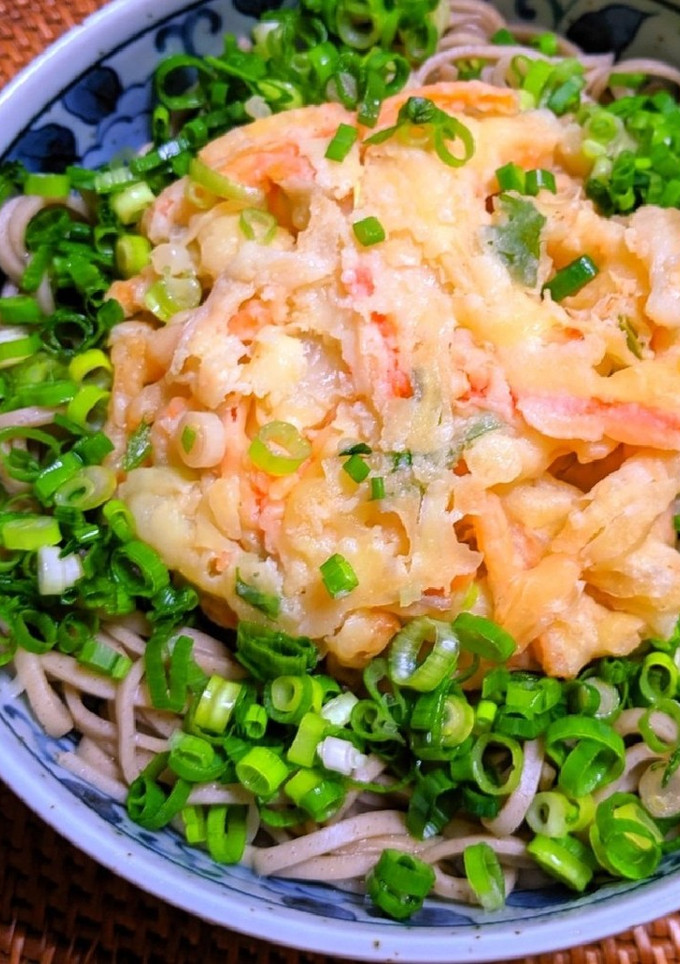 かき揚げネギ蕎麦-レシピのメイン写真