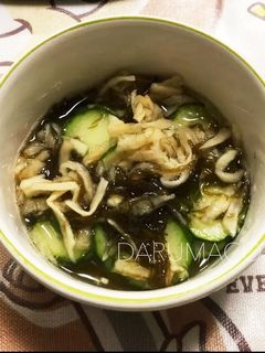 市販のもずく酢に切り干し大根 アレンジ-レシピのメイン写真