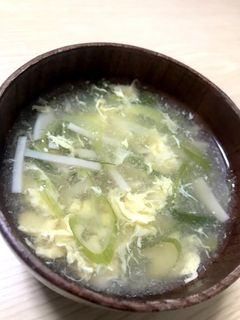 エリンギとネギの卵スープ-レシピのメイン写真