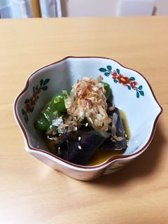 我が家のピーマンと茄子の焼き浸し☆-レシピのメイン写真