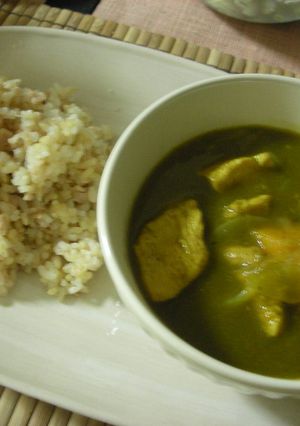 【臭くない苦くない】青汁グリーンカレー♪-レシピのメイン写真