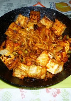 絹厚揚げのナポリタン焼きうどん-レシピのメイン写真
