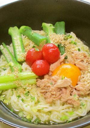 冷やし玉ラーメン！夏の旨塩ラーメンで！-レシピのメイン写真