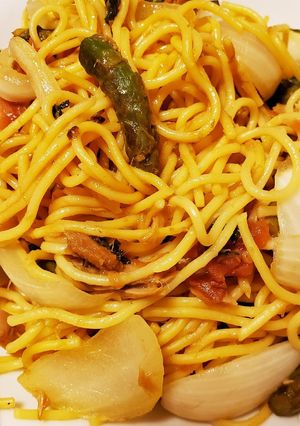 ツナ缶のパスタ-レシピのメイン写真