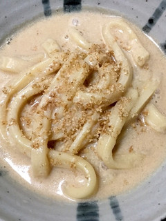 胡麻ドレと豆乳で担々麺風うどん-レシピのメイン写真
