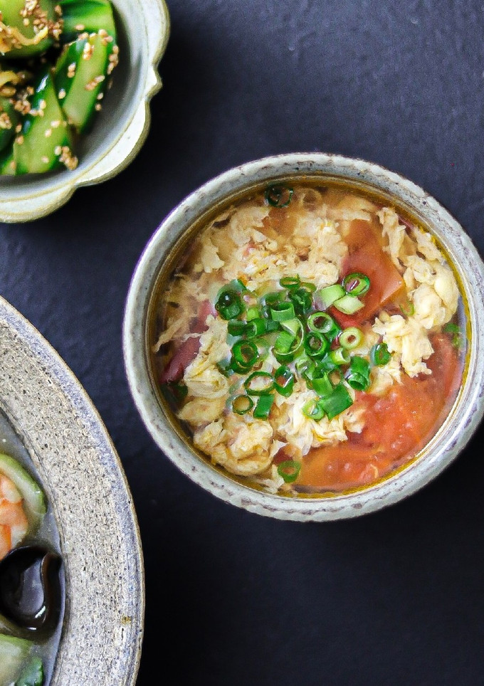 トマトと卵の中華スープ-レシピのメイン写真