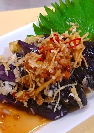作り置き!揚げナスの冷やし香味和え(茄子-レシピのメイン写真
