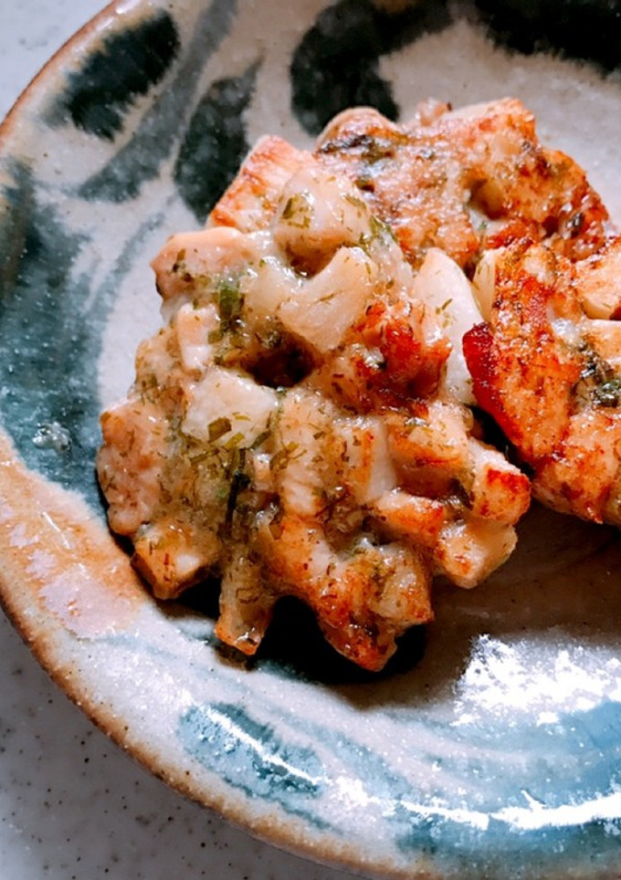 ささみと山芋の磯辺風揚げ焼き-レシピのメイン写真