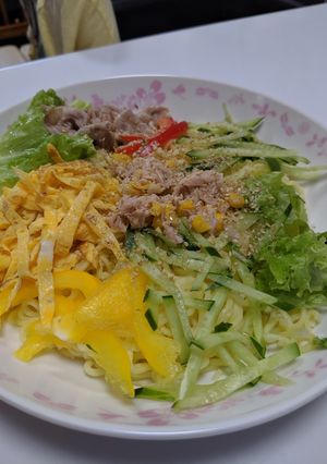 サラダまぜまぜ麺-レシピのメイン写真