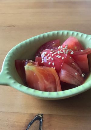 切って漬けるだけ！トマトの洋風おひたし-レシピのメイン写真