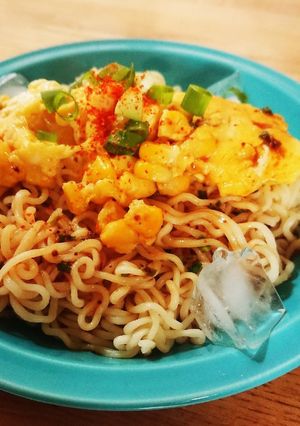 たまコーンの味噌冷やしラーメン-レシピのメイン写真