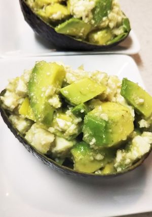 簡単おつまみ!アボカドと豆腐のたらこ和え-レシピのメイン写真